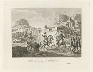 Capture of Mons, 1792 by Theodorus de Roode