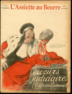 Cover of The Butter Plate, Number 129, Satirical in Colors by Théophile Alexandre Steinlen
