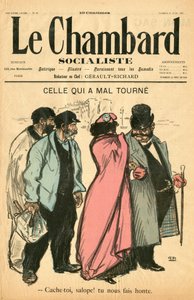 Cover of Le Chambard socialiste, number 28, Satirical in Colours by Théophile Alexandre Steinlen