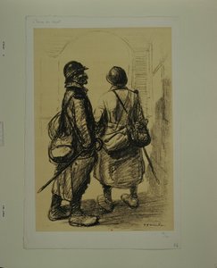 The Hour of Departure by Théophile Alexandre Steinlen