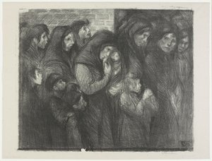 [The Widows of Courrières] by Théophile Alexandre Steinlen
