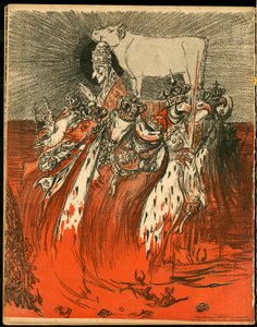 The Butter Plate, number 47, Satirical in Colours by Théophile Alexandre Steinlen