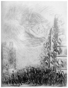 2nd August by Theophile Steinlen