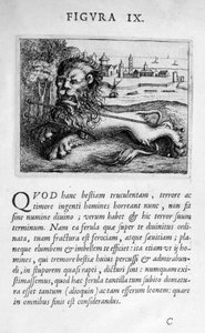 Prophecy Figure IX from Prognosticatio Eximii Doctoris Paracelsi, 1536 by Theophrastus Bombastus von Hohenheim Paracelsus
