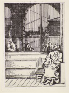 Old Woman, 20th century by Therese Lessore