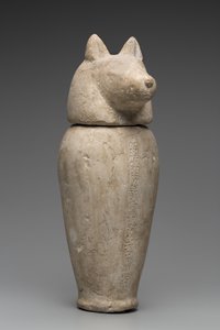 Canopic Jar with Jackal