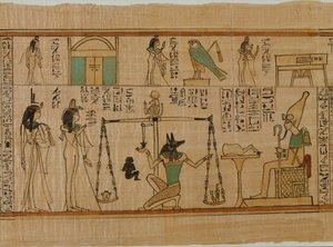 The Singer of Amun Nanys Funerary Papyrus, c.1050 BC by Third Intermediate Period Egyptian