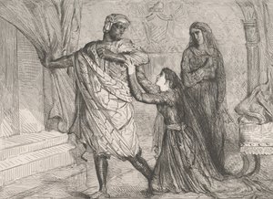 Away!: plate 7 from Othello Act 3, Scene 4 by Théodore Chassériau