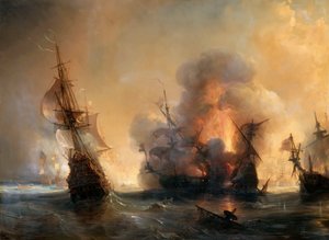 The Naval Battle of Lagos on 27 June 1693