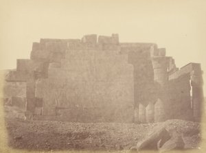 Close View of the Back Side of the Ramasseum