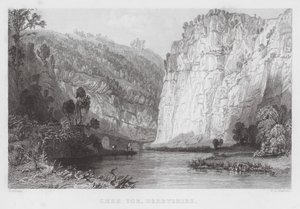 Chee Tor, Derbyshire by Thomas (after) Allom
