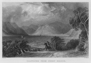 Ullswater from Pooly Bridge by Thomas (after) Allom