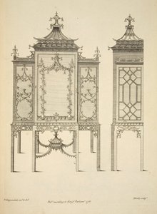 Design for a China Case, Published 1753 (Engraving)