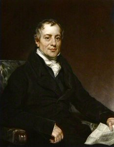 Portrait of David Ricardo - Engraving after Thomas Phillips by Thomas (after) Phillips