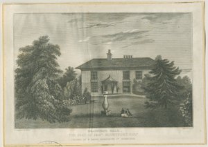 Checkley - Beauhurst Hall by Thomas (after) Underwood