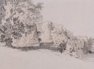 Chepstow Castle by Thomas (attr. to) Tudor