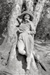 Stella Court Treatt, British adventurer, author and film maker, Maereres, Tanganyika, 1925-1927 by Thomas A. Glover