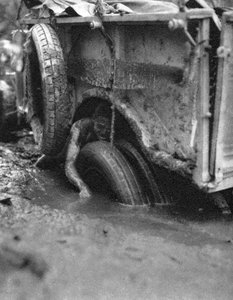 Stuck in a Bog, Bulawayo to Dett, Southern Rhodesia, c1924-c1925