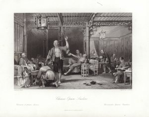 Chinese Opium Smokers by Thomas Allom