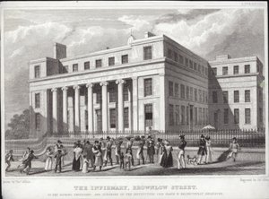 Liverpool Infirmary, Brownlow Street by Thomas Allom