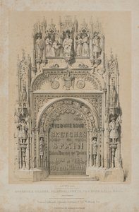 Picturesque Sketches in Spain: Title Page by Thomas Allom