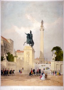 The Mall and Waterloo Place, Westminster, London, c. 1845