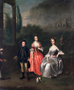 Portrait of Captain Fenwick, His Wife Isabella Orde and His Sister Ann, c.1746