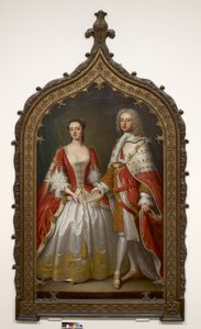 Thomas Fermor, 1st Earl of Pomfret and Henrietta Louisa, Countess of Pomfret, c.1750 by Thomas Bardwell