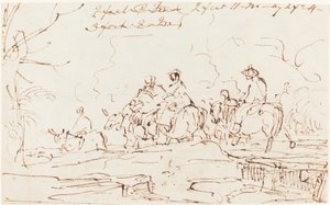 Figures in a Landscape by Thomas Barker