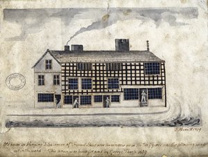 Old House on Hanging Ditch, Manchester by Thomas Barritt