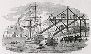 Loading Coal on Cargo Ships from 