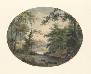 Forest Landscape by Thomas Birch