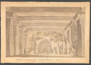 Scene from "Gorm the Old" by Boye and Hartmann
