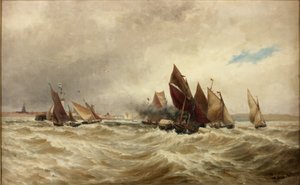 Towing Boats out of Calais