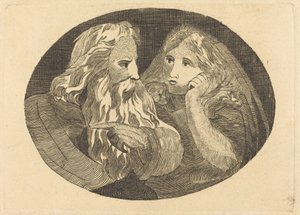 Lear and Cordelia by Thomas Butts, Jr. after William Blake