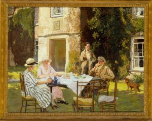 Thomas C. Dugdale, The Tea Party by Thomas Cantrell Dugdale