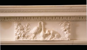 George II statuary chimneypiece, c.1755