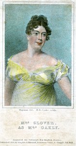 Mrs Clover as Mrs Oakly by Thomas Charles Wageman