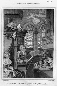 Sleeping Congregation, 18th Century