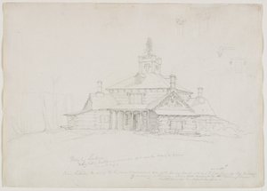 Hornby Lodge, 1839 by Thomas Cole