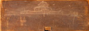 Sketch for Ohio State Capitol Design by Thomas Cole