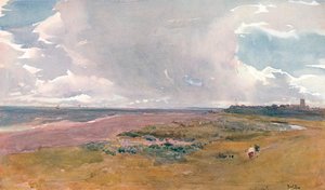 Southwold from the Beach, c1860-1890
