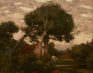 Country Landscape with Cattle Watering