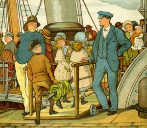 Crossing the Channel and Boarding the Ferry