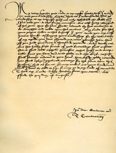 Letter from Thomas Cranmer to Thomas Cromwell, Ford, 13th August 1537 by Thomas Cranmer