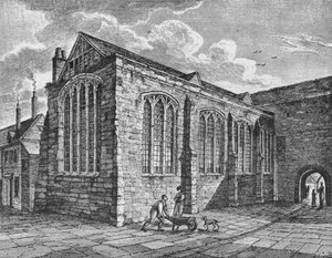 North-east view of the Chapel of the Holy Trinity, Leadenhall, City of London