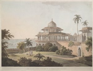 The Chalees Satoon in the Fort of Allahabad on the River Jumna by Thomas Daniell