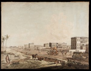 The New Buildings at Chouringhee from Views of Calcutta