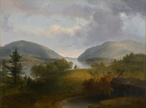 Hudson River at Bear Mountain by Thomas Doughty