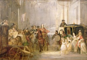 Prince Charles Edward Stuart Entering Edinburgh